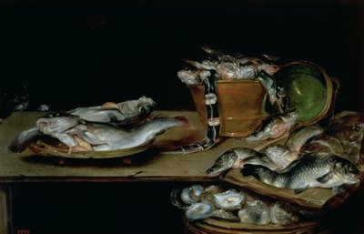 Still Life with Fish by Alexander van Adriaenssen